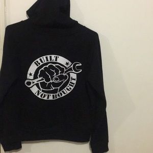 “Built🚫Bought” hoodie. I-customized it w/message